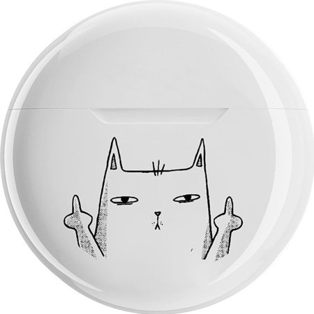 Наушники Qumo ViBE Back off, ВТ 0101, Q42339, белый