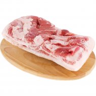 Грудинка свиная «ГрандМит» бескостная, замороженная, 1 кг, фасовка 1.25 кг