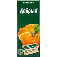 

Нектар "ДОБРЫЙ" (апельсиновый) 0.2л