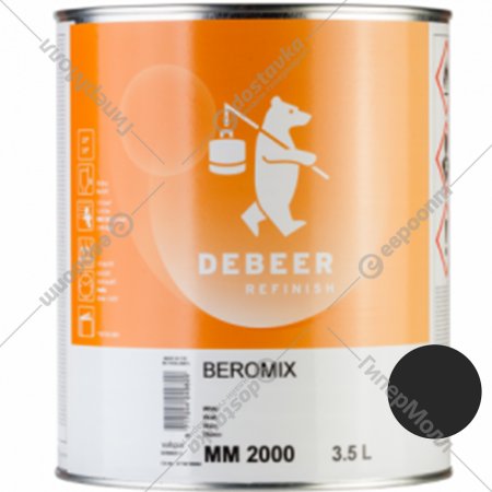 Эмаль «DeBeer» насыщенно-черный, 511/3.5, 3.5 л