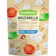 Сыр мягкий «Bonfesto» Mozzarella, мини 17 шариков, 45%, 150 г