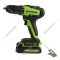 Дрель-шуруповерт «Greenworks» GD24DD35 24В, 3704007UA