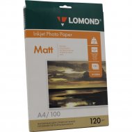 Фотобумага «Lomond» для струйной печати А4, 0102003, 100 листов.