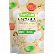 Сыр мягкий «Bonfesto» Midi, Mozzarella, 45%, 175 г