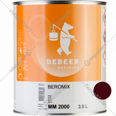 Эмаль «DeBeer» красно-коричневый, 2019/3.5, 3.5 л