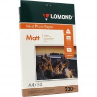 Фотобумага «Lomond» для струйной печати А4, 0102016, 50 листов.
