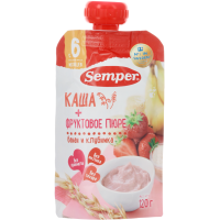 

Пюре "SEMPER" (банан-клубн. с кашей)120г