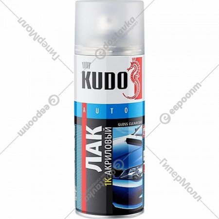 Лак автомобильный «Kudo» Акриловый 1К, KU9010, 520 мл