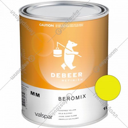 Эмаль «DeBeer» желтый, 2025/1, 1 л