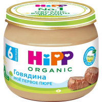 

Консервы "HIPP" (говядина) 80г