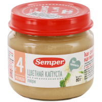 

Пюре "SEMPER" (цветная капуста) 80г