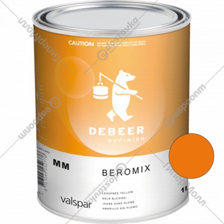 Эмаль «DeBeer» желто-оранжевый, 2040/1, 1 л