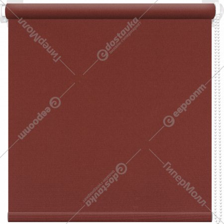 Рулонная штора «АС Март» Плейн, темно-коричневый, 72х175 см
