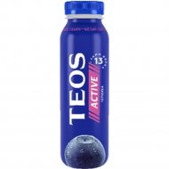 Йогурт питьевой «Teos» Active, черника, 1.8%, 260 г