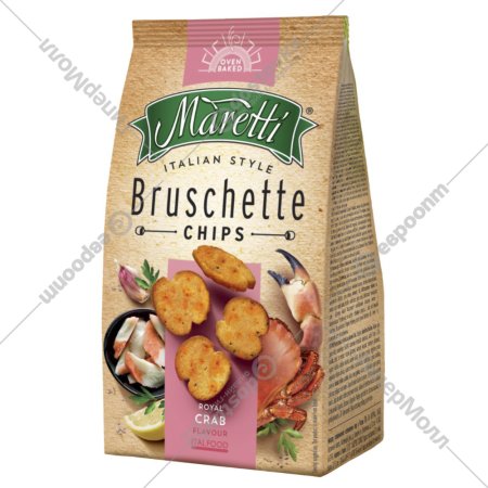 Брускетта «Maretti» Bruschette, королевский краб, 70 г