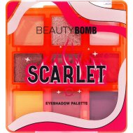 Палетка теней «Beauty Bomb» Scarlet, 7 г