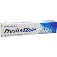 

Зубная паста"FRESH&WHITE"тройн.дейс,135г