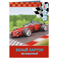 

Набор белого картона "ГОНОЧНАЯ МАШИНА"