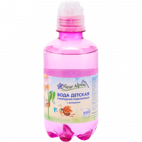 Вода пи­тье­вая нега­зи­ро­ван­ная «Fleur Alpine» для детей 0+, 0.25 л
