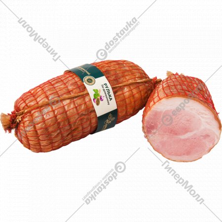 Продукт из свинины «Рулька по-домашнему» копчено-вареный, 1 кг, фасовка 1.7 - 2.1 кг