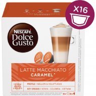 Кофе в капсулах «Nescafe Dolce Gusto» Latte Macciato Caramel, 16 шт, 145.6 г