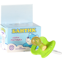 

Соска-пустышка "БАНТИК" (латексная)