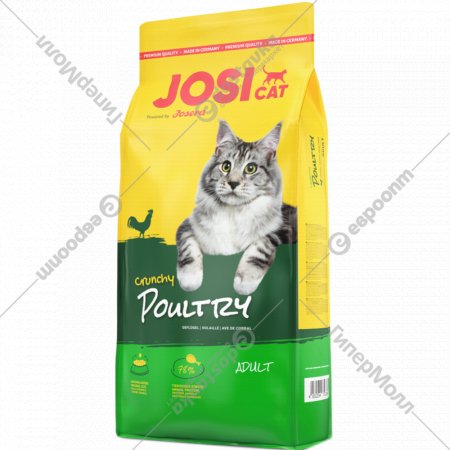 Корм для кошек «Josera» JosiCat Crunchy Poultry, мясо птицы, 18 кг