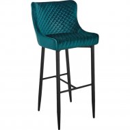 Барный стул «Signal» Colin B Velvet H-1, зеленый/черный матовый
