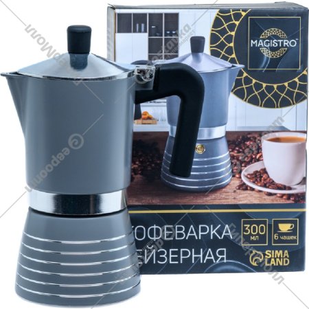 Гейзерная кофеварка «Moka» 29539795, на 6 чашек, 300 мл