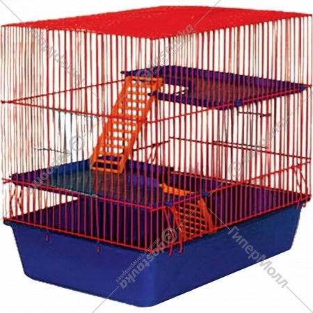 Клетка для грызунов «Зоомарк» трехэтажная, 130