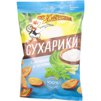 

Сухарики "ОТ МАРТИНА"(сметана/зелень)60г
