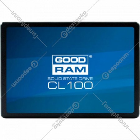 Твердотельный накопитель (SSD) 240Gb Goodram SSDPR-CL100-240-G3 CL100 Gen. 3 (SATA-6Gb/s, 2.5» 520/400Mb/s)