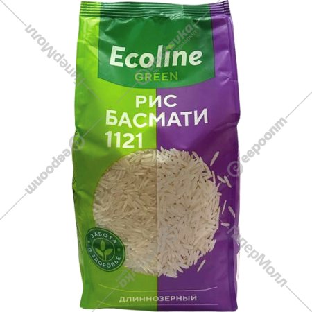 Рис «Ecoline Green» Басмати, длиннозерный, 800 г