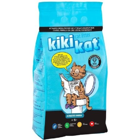 Наполнитель для туалета KiKiKat Bio Plant, Активированный уголь, 2000921472403, 6 л