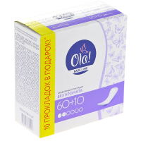 

Прокладки ежед"OLA!DAILY BASIC"60+10шт