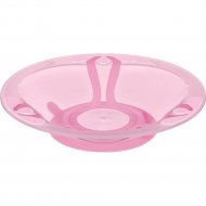 Тарелка детская «Kidfinity» для вторых блюд, на присосе, 431311905, розовый, 400 мл