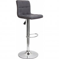 Барный стул «AksHome» Logos, экокожа, серый
