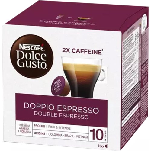Кофе в капсулах «Nescafe» Dolce Gusto Doppio Espresso, 16 шт