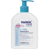 Гель очищающий для лица и тела «Numis Med» pH 5.5, для чувствительной кожи, с пантенолом, 40213020, 200 мл