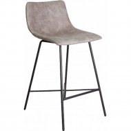 Барный стул «AksHome» Mexico, ткань, серый/серая нить
