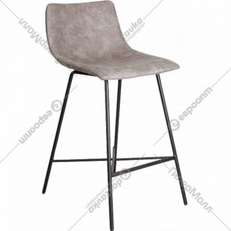 Барный стул «AksHome» Mexico, ткань, серый/серая нить