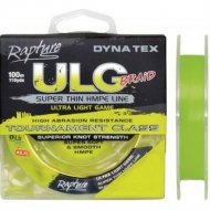 Леска плетеная «Rapture» Dyna-Tex Ulg Lime, 054-60-005, 100 м, 0.05 мм