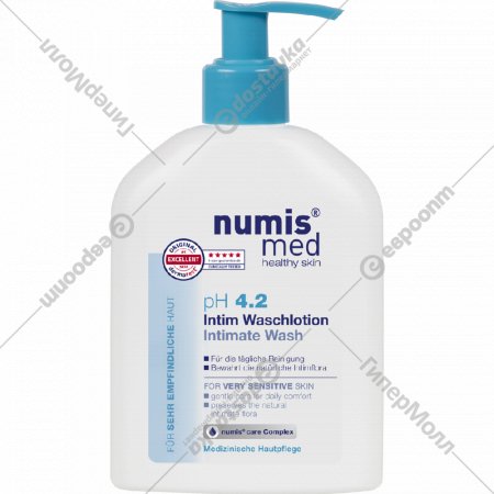 Гель для интимной гигиены «Numis Med» pH 4.2, для чувствительной кожи, с пантенолом, 40213090, 200 мл