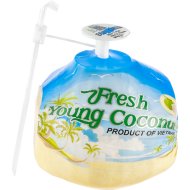 Кокос молодой с трубочкой, 1 шт