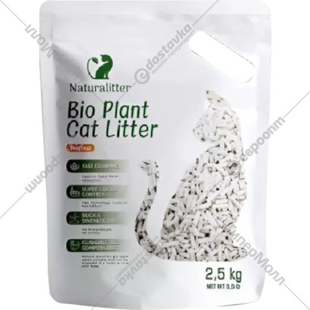 Наполнитель для кошачьего туалета «Naturalitter» Bio Plant, Оригинальный, 2000921472519, 6 л