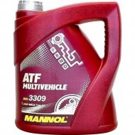 Трансмиссионное масло «Mannol» ATF Multivehicle OEM JWS 3309, MN8218-4, 4 л