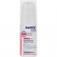 Крем для лица «Numis Med» Urea, ночной увлажняющий, с 5% мочевиной и гиалуроновой кислотой, для очень сухой кожи, 40212780, 50 мл