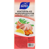

Морской коктейль(в масле с прян)180г