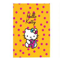 

Блокнот"HELLO KITTY"(кл.,мел.обл.,А6)жел