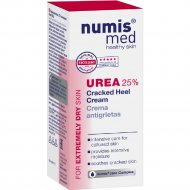Крем против трещин на пятках «Numis Med» Urea, с 25% мочевиной, для очень сухой кожи, 40216050, 50 мл
